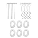 Gazebo da Giardino Pop-up 6x3 m Pieghevole Tendone per Feste con Sacca di Trasporto Grigio   