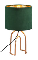 Lampada da Tavolo da Interno Attacco E14 in Metallo Oro