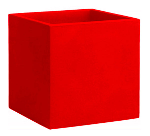 sconto Vaso 50x50 cm in Resina Arkema Iris Vase Cherry