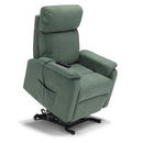 Poltrona Alzapersona Elettrica 2 motori 80x99x97 cm In Tessuto Jazz Denver Verde
