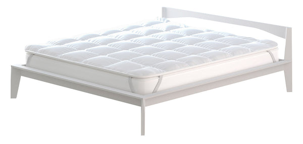 Topper Trapuntato 300 gr/mq con Elastici Basic Bianco Varie Misure acquista