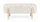 Panca 108x41,5x48 cm Dalia in Bouclè Bianco