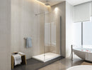 Parete Doccia Walk-In in Cristallo 8mm Trasparente H200cm Varie Misure
