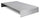 Copri Fornelli da Cucina 56,5x30x7,5 cm in Acciaio Inox Lisa Luxury Plan Plus