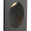 Faretto Segnapassi Quadrato Alluminio Nero Incasso Parete Led 2 watt Luce Calda