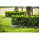 Bordo Flessibile da Giardino Verdemax Effetto Roccia 5 m x 12 cm in PP Grigio      