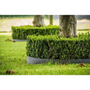 Bordo Flessibile da Giardino Verdemax Effetto Roccia 5 m x 12 cm in PP Grigio      