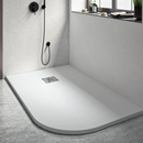 Piatto Doccia Rettangolare Stondato 100x80 cm Appoggio a Sinistra Bonussi Karen