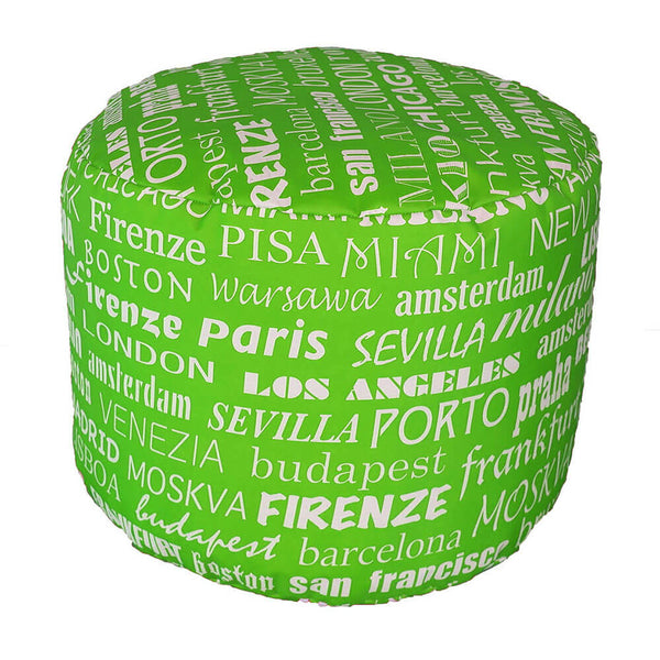 Pouf Puff Puf Tondo 50x40cm Big City Verde Avalli acquista