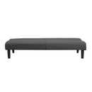 Divano Letto Prontoletto Click Clack Rivestimento in Tessuto Grigio Oliver