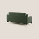 Divano 3 Posti 206x95x91 cm in Tessuto Verde