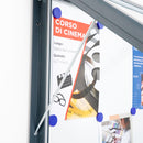 Bacheca da Esterno con Apertura a Ribalta 80,5x76x4,7 cm in Alluminio Grigio Antracite