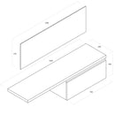 Mobile da Bagno sospeso Ibiza 18 Blu TFT