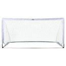 Porta da Calcio Portatile con Rete 186x90x89 cm  Bianca