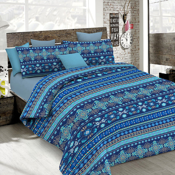 prezzo Copripiumino con stampa sul Sacco e Federe Doubleface Greca