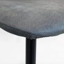 Sedia Avril 43x54x84 h cm in Plastica Grigio scuro