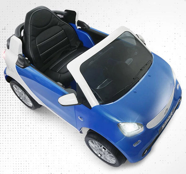 Macchina Elettrica per Bambini 12V Smart Fortwo Cabrio Blu online