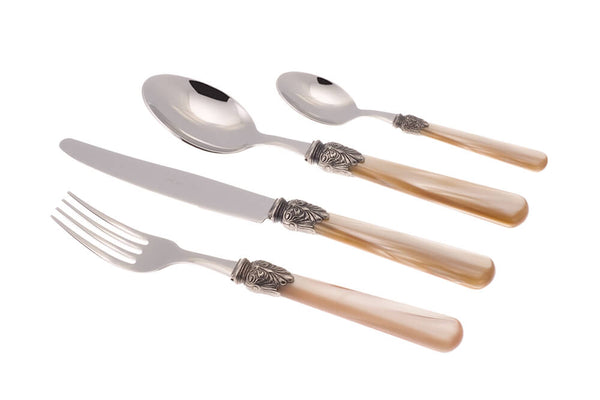 Servizio Set di Posate 24 Pezzi in Acciaio Inox Rivadossi Sandro Elena Champagne sconto