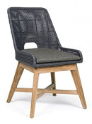 Set 2 Sedie 50x68x86h cm con Cuscini Hesperia Slate