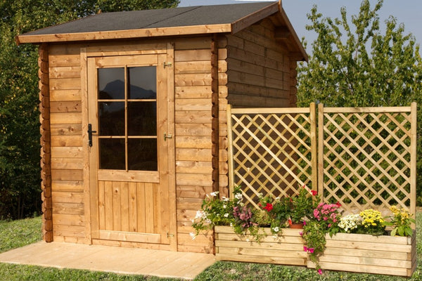 Casetta Box da Giardino Porta Utensili 250x300 cm in Legno Elena sconto