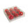 Set 9 Palle di Natale Ø10 cm in Plastica Rosso