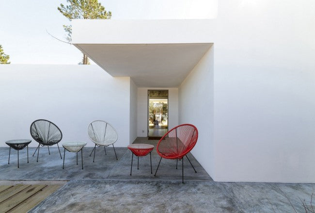 Poltrona Parker Bianco in Fibra Sintetica