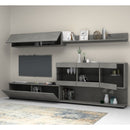 Parete attrezzata Aktif cemento beton 280x180 cm