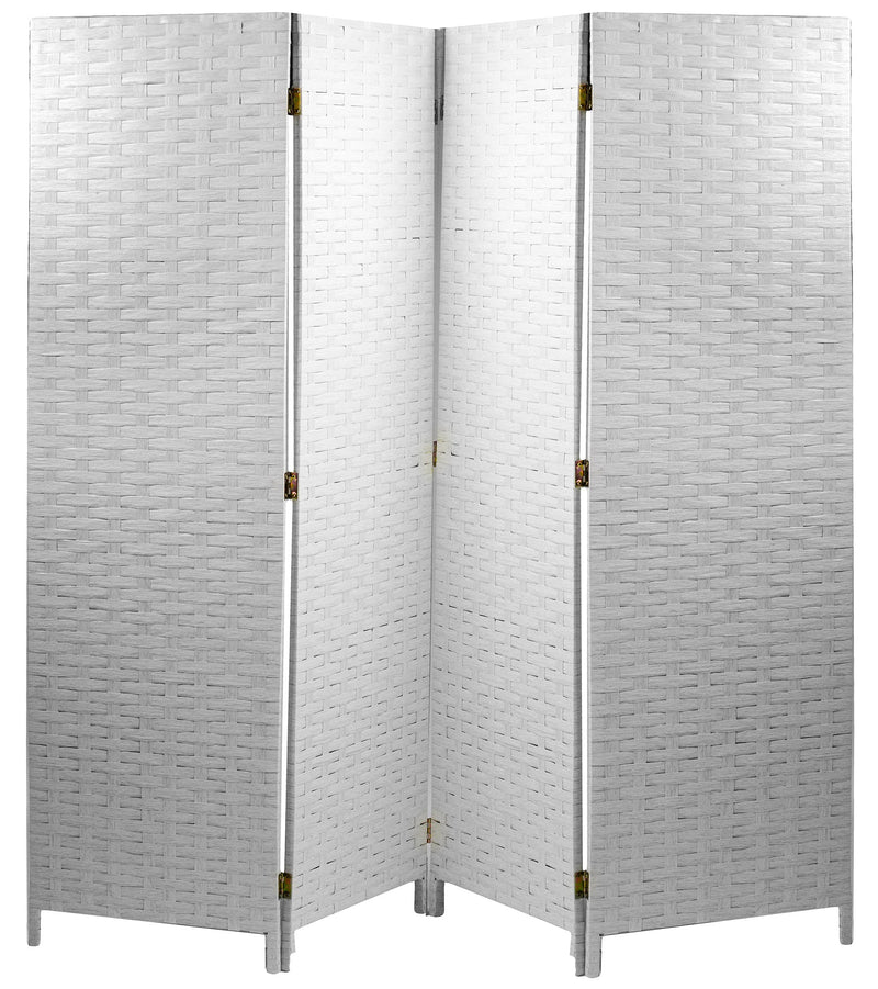 Separè Divisorio in Carta Linea Paper 4 Ante Grigio Chiaro