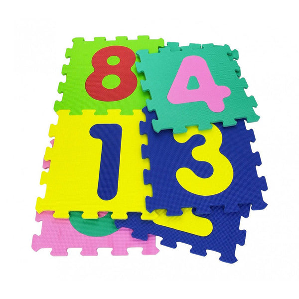 acquista Tappeto Puzzle 10 Pezzi 29,5x29,5 cm in EVA Numeri