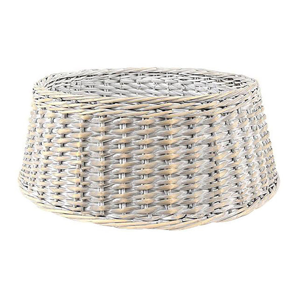 online Copri base Albero di Natale in Vimini sbiancato tondo cm Ø62/76xh24