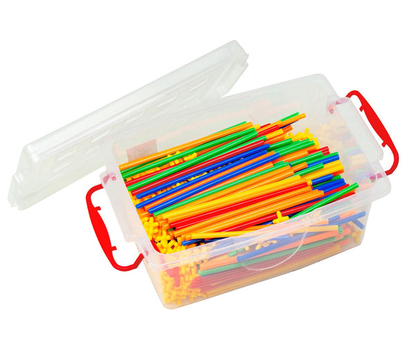 Cannucce gioco per costruzioni 3D con attacchi a croce 600 pezzi con valigetta sconto