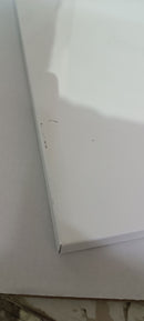 Mobile Coprilavatrice da Esterno 68x68x88 cm in Alluminio Bianco Seconda Scelta