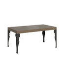 Tavolo Allungabile 140-244x90x77 cm Paxon Premium Tortora Telaio Antracite 