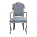 Poltrona Charlene in Velluto Grigio 55x51x100 h cm in Velluto Grigio