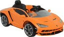 Macchina Elettrica per Bambini 12V con Licenza Lamborghini Centenario Arancione