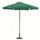 Ombrellone da Giardino Ø3 m Palo Ø48 mm Fantasy in Legno Verde