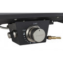  Forno per Pizza a Gas 17' Fino a 450° 42,5x42,5 cm con Pietra Refrattaria e Copertura