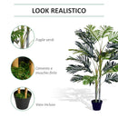 Pianta Artificiale Palma H150 con Vaso Verde