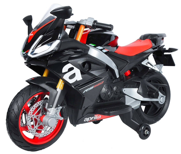 online Moto Elettrica per Bambini 12V con Licenza Aprilia RS660 Nera