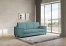 Divano 3 Posti 208x85x85 cm Marrak in Tessuto Petrolio