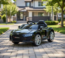 Macchina Elettrica per Bambini 12V Licenza Ufficiale Audi R8 New Spyder con Telecomando e Sedile in pelle Nero