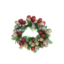 Set 12 Giro Candela con Glitter Ø7 cm 