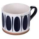 Set 2 Tazze Ø10x8 cm in New Bone China VdE Tivoli 1996 Masai Blue