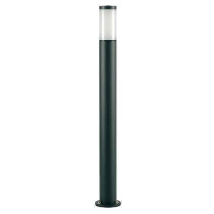 online Lampada Palo Tondo Alto per Giardino Colore Nero per Esterno Linea Fiammifero Sovil