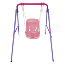 Altalena da Giardino 1 Posto New baby Rosa 100x144x120 cm