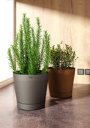 Vaso da Interno e Esterno Ø29x26cm in Polipropilene Orione 29 Cloud Bianco