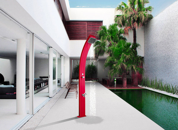 Doccia Solare da Esterno Giardino 30L Miscelatore e Lavapiedi Arkema Spring Oro Van Gogh prezzo