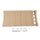 Mensola Estensibile per Armadi 35x45cm Scaffale Telescopico per Mobili Beige