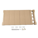 Mensola Estensibile per Armadi 35x45cm Scaffale Telescopico per Mobili Beige