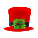 Puntale Cappello a Cilindro per Albero di Natale Decorazione Natalizia